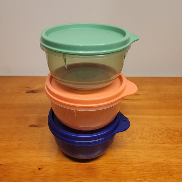 Tupperware Ideal Lit'l Bowls - Set of 3 - Picture 1 of 3